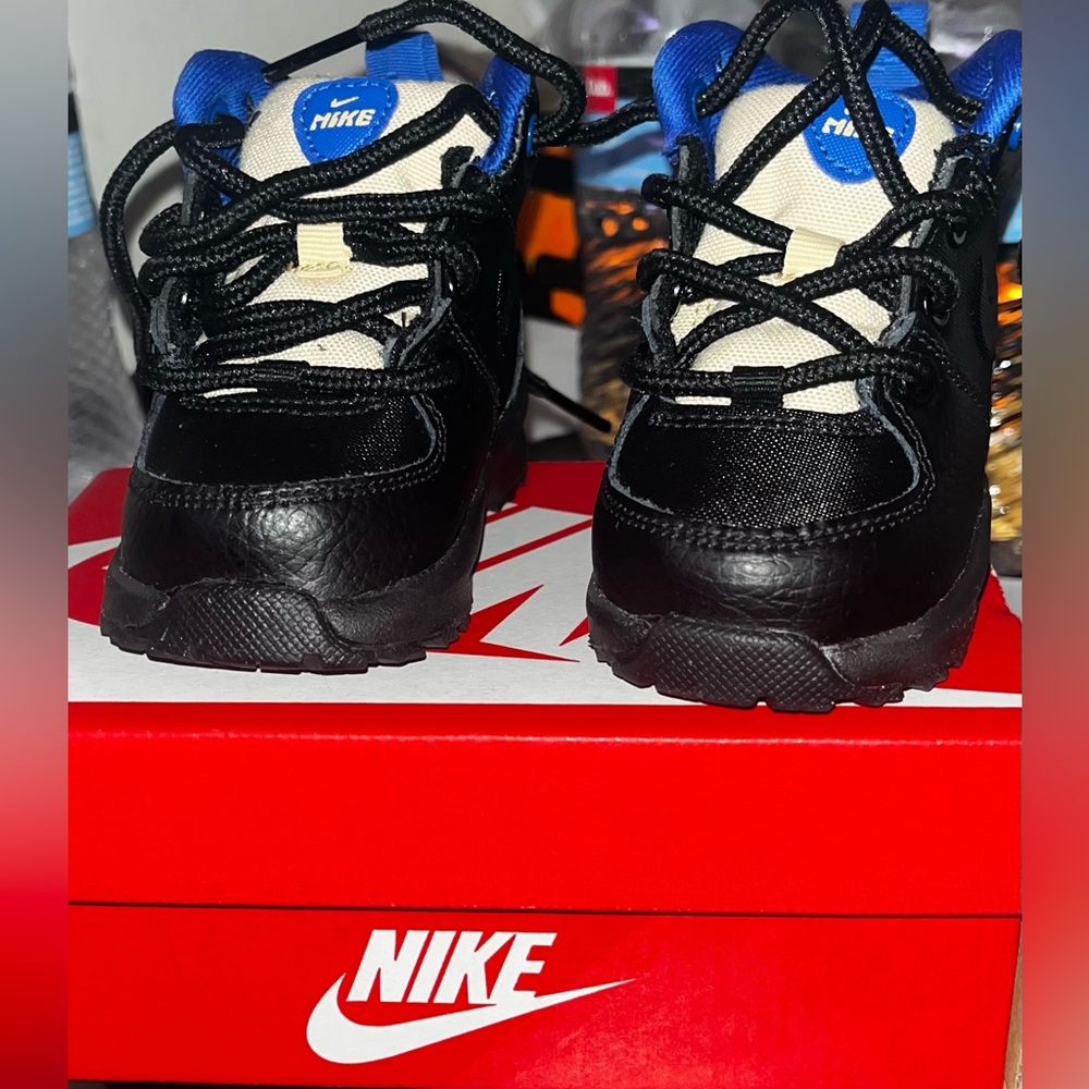 ✨NEW✨Nike Manoa 'Black Sesame', (Black/Tan/Royal), TD Size 3C